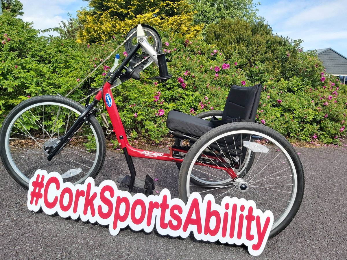 Next stop for @CorkSports Wheels for All handcycle is @CopeFoundation QDS, Togher 🙌 

#CorkSportsAbility #KeepCorkActive 
#ActiveCorkOutdoors #ActiveCities 

@corkcitycouncil | @CorkHealthyCity | @IWASport | @CorkCyclingCrew | @PedestrianCork | @sportireland |