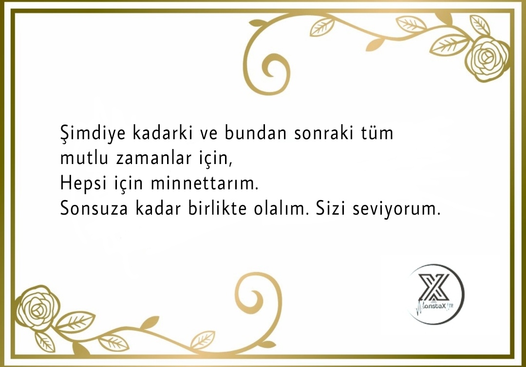 MonstaXTurkey's tweet photo. @Official_MX_jp @OfficialMonstaX [TR/17.05.2021] Monsta X Japonya Twitter Güncellemesi

"#MINHYUK'dan #MONBEBE'ye
Sevgi ve minnettarlıkla

#MINHYUK 💝 #MONBEBE
#4YearsWithMONSTAX
@OfficialMonstaX

Kaynak: forever70301 https://t.co/0UetCQZsgh