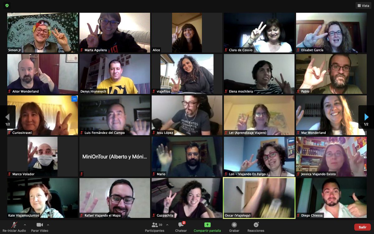 ¡Ayer disfrutamos como enanas dándole al coco con <a href="/foxinaboxmad/">Fox in a Box Madrid</a> y <a href="/fonkana_com/">fonKana</a> en el mayor #EscapeRoomOnline de bloggers de viaje dentro del #BirraEscapeInABox de #OUIGObirratour! 🤓🤓🤓 No quedamos primeras pero ¡y lo que disfrutamos! 😂😂