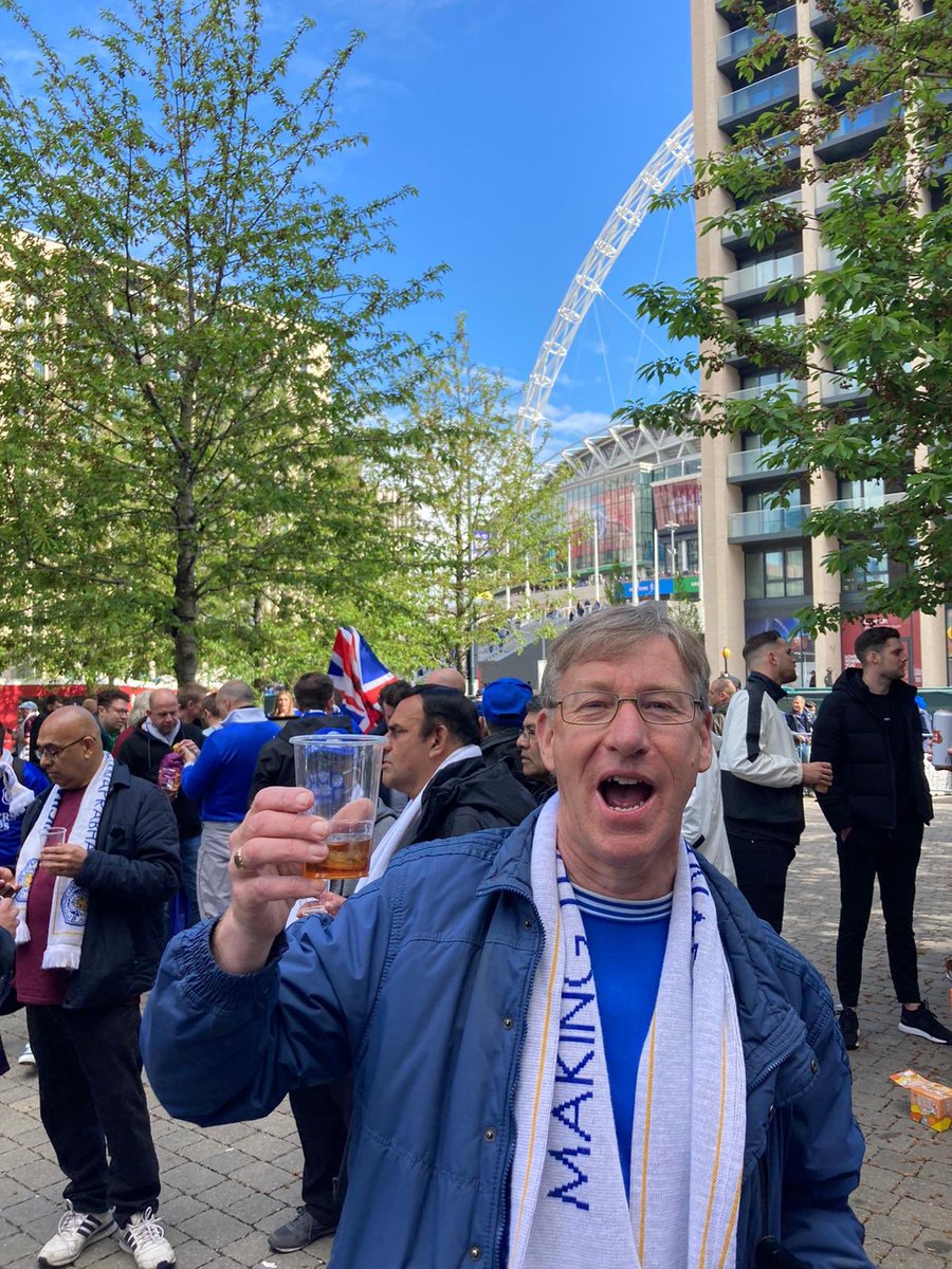 ‘It’s brandy time’ © Lewis ⁦@leicsccc⁩ #facupwinners ⁦@LCFC⁩