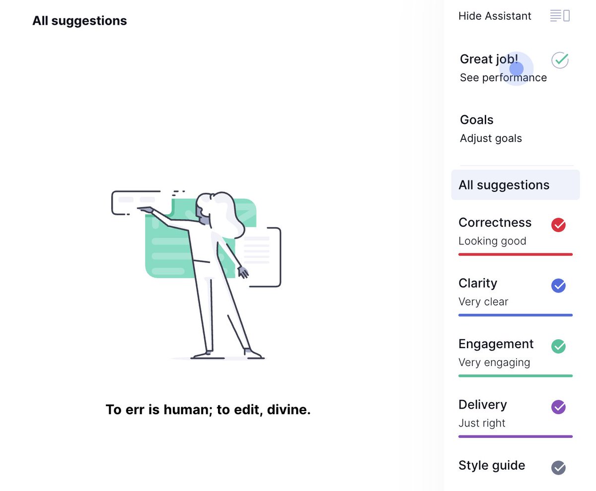 Taijusanagi Blockbase Grammarlyの英文添削機能が優秀すぎて Grammarlyで英文チェック100点とることを必須にするってルールを作るだけで すぐに英語で発信できるようになるチームが作れそうな気がする Taijusanagi Blockbase Grammarlyの英文添削機能が優秀すぎて Grammarlyで英文チェック100点とることを必須にするってルールを作るだけで すぐに英語で発信できるようになるチームが作れそうな気がする