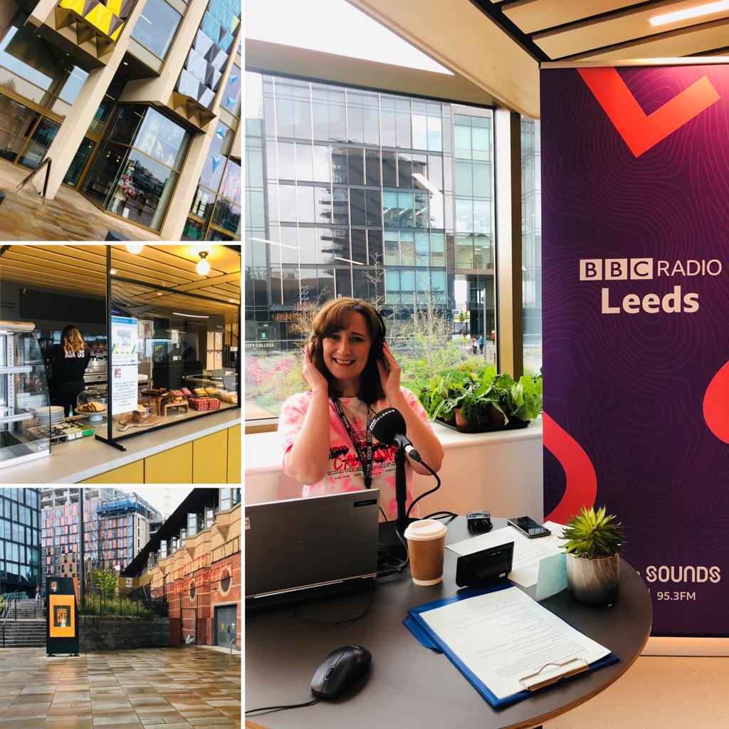 BBCLeeds's tweet image. Gayle is back at @leedsplayhouse as West #Yorkshire reopens! We’re taking you behind the scenes, from rehearsals to the box office, as our theatres welcome visitors back.

🔊 Listen live - bbc.co.uk/radioleeds