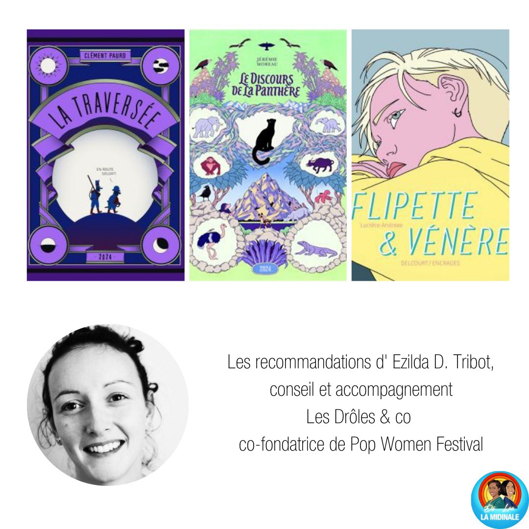 C’était mercredi 12 mai 2021, dans notre #midinale consacrée à la #bandedessinee ! 📚

Quelques #recommandations de lectures pour les curieuses et curieux. 😄