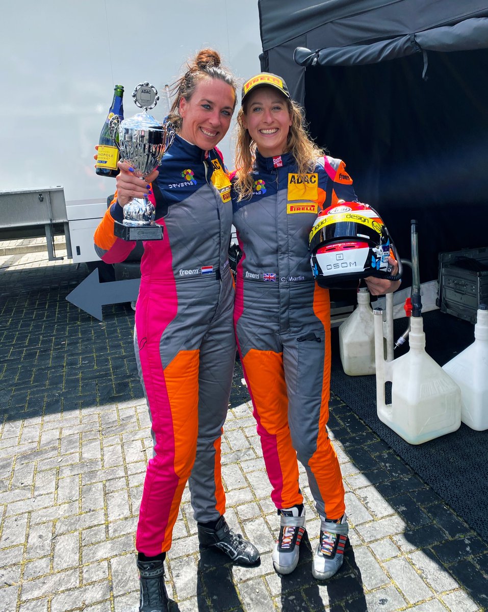 What a weekend !! 💜🥳
Huge congratulations to the whole crew <a href="/TeamDriverse/">Team Driverse</a> 🙌🏼 what a result from our first #ADACGT4 race in the <a href="/BMWMotorsport/">BMW M Motorsport</a> M4 GT4 🏆🥂✨

Big thanks to my flying Dutch teammate <a href="/SandravdSloot/">Sandra van der Sloot</a>, can’t wait to race with you again soon 🔜🙋🏼‍♀️🙋🏻‍♀️🏁 #MondayMotivation