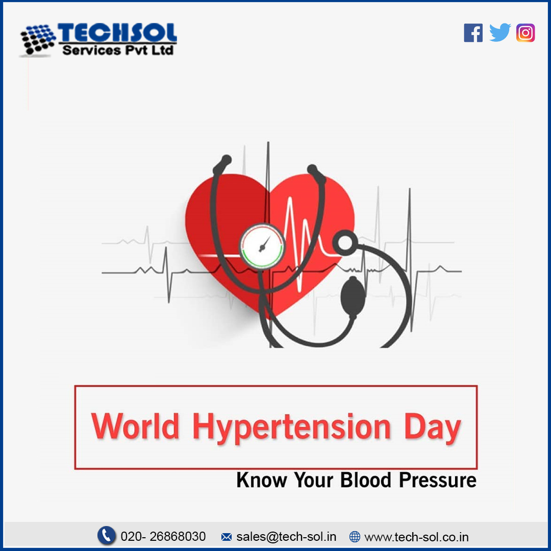 TechSolService1's tweet image. The occasion of World Hypertension Day reminds us that mental peace is what guides the rest of our health.
#17thMay2021 #WorldHypertensionDay #BP #BloodPressure #Hypertension