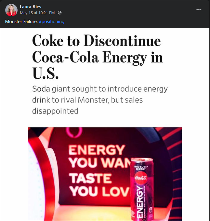 Coca-Cola bile Olsanız, Herkes için Her Şey Olamazsınız.

linkedin.com/posts/hepermel…

#Netlik #Strateji #Konumlandirma #Odaklan #Tutarlilik