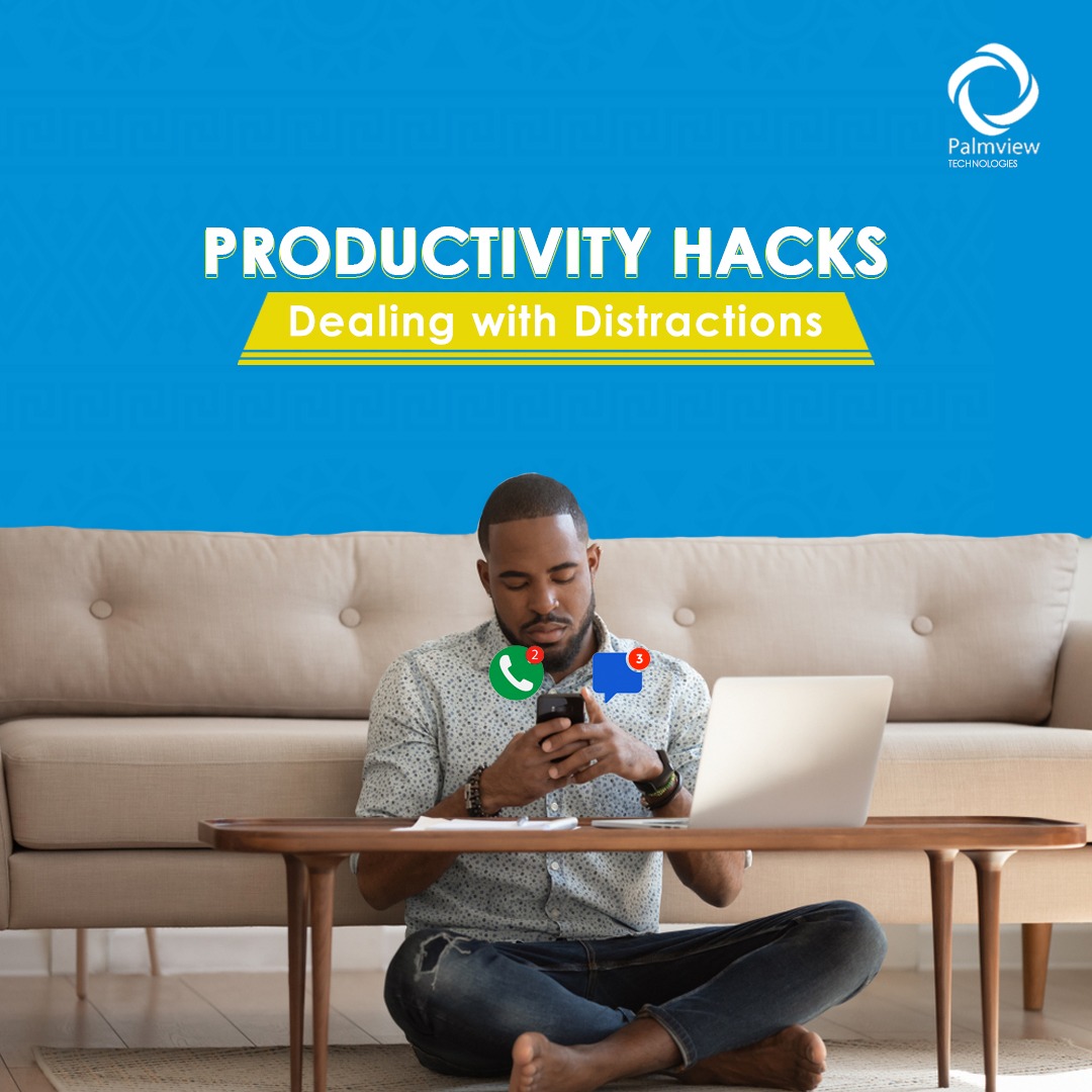 PalmviewTech's tweet photo. PRODUCTIVITY HACKS

Last week we looked at maximizing your lost time. 

This week on productivity hacks "Dealing with Distractions" 

The idea of dealing with distractions is the discipline to avoid unnecessary activities while focusing on what matters. https://t.co/51VgRsfV8T
