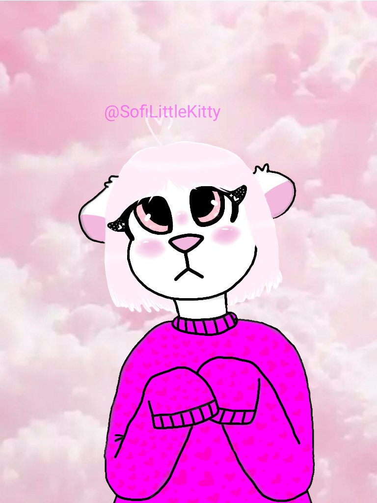 LitleSofi's tweet photo. 💖🐑Sheepy🐑💖#piggy #piggyroblox #roblox #sheepypiggy #sheep #art #PiggyFanart https://t.co/xdN9GIETKo