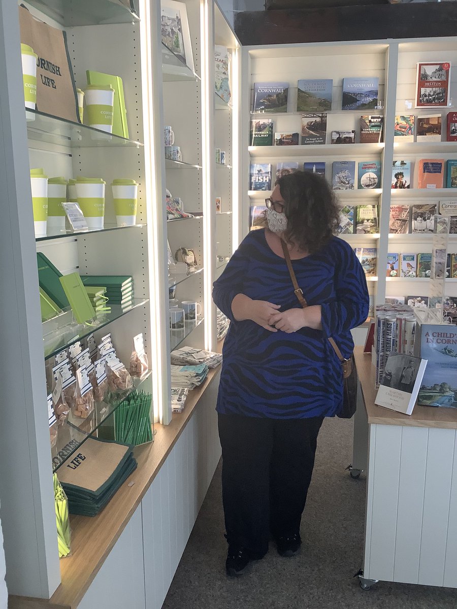 We are so happy to be open again and sharing stories of Cornish life! #BacktoMuseums #RebootCornwall 

Thanks to @TiffyTrus @BBCCornwall for opening our new shop.