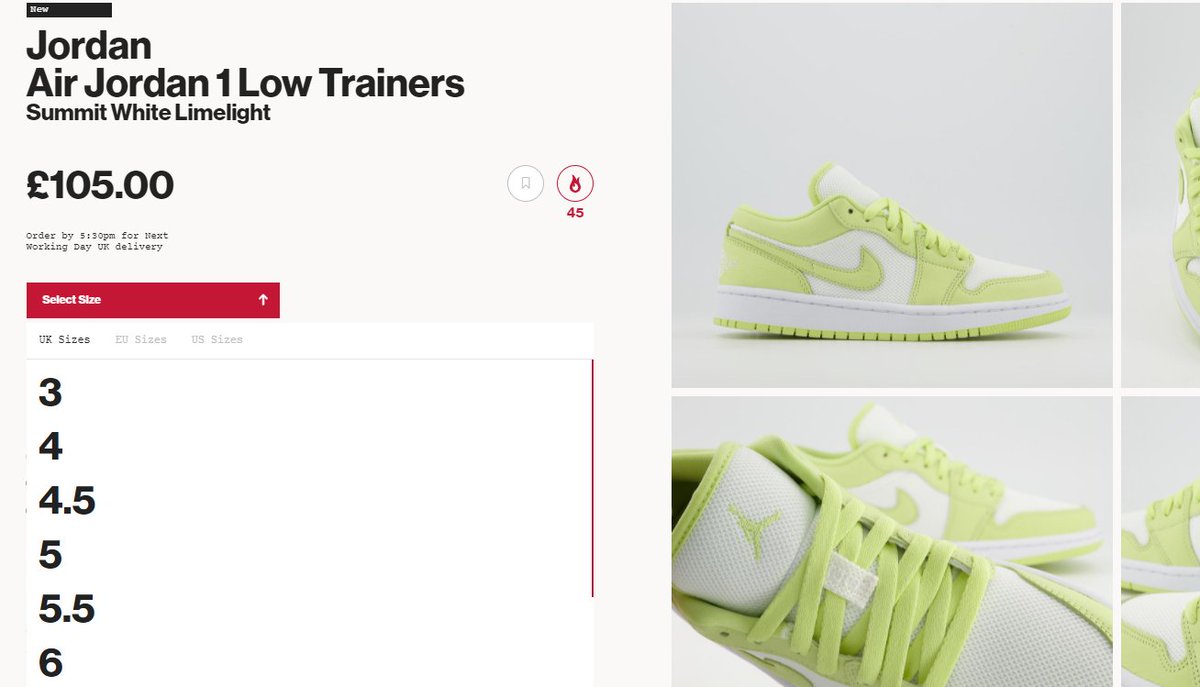 more_sneakers's tweet photo. AD : Women's Air Jordan 1 Low SE 'Limelight' now live on Offspring
=>https://t.co/S7tPym1Y72
=>https://t.co/S7tPym1Y72 https://t.co/bjYcMzn6cj