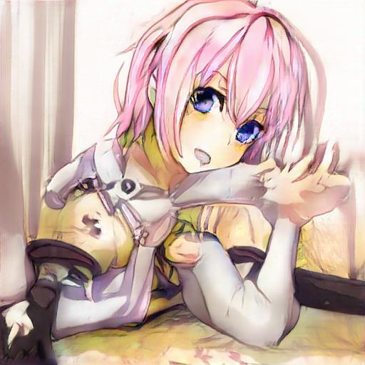 Emmyeil 人工知能によるアニメキャラクターのイラスト生成 学習させながら定期的に投稿しています 興味ある方は気軽に乱入してください Ai Gan アニメ ディープラーニング イラスト