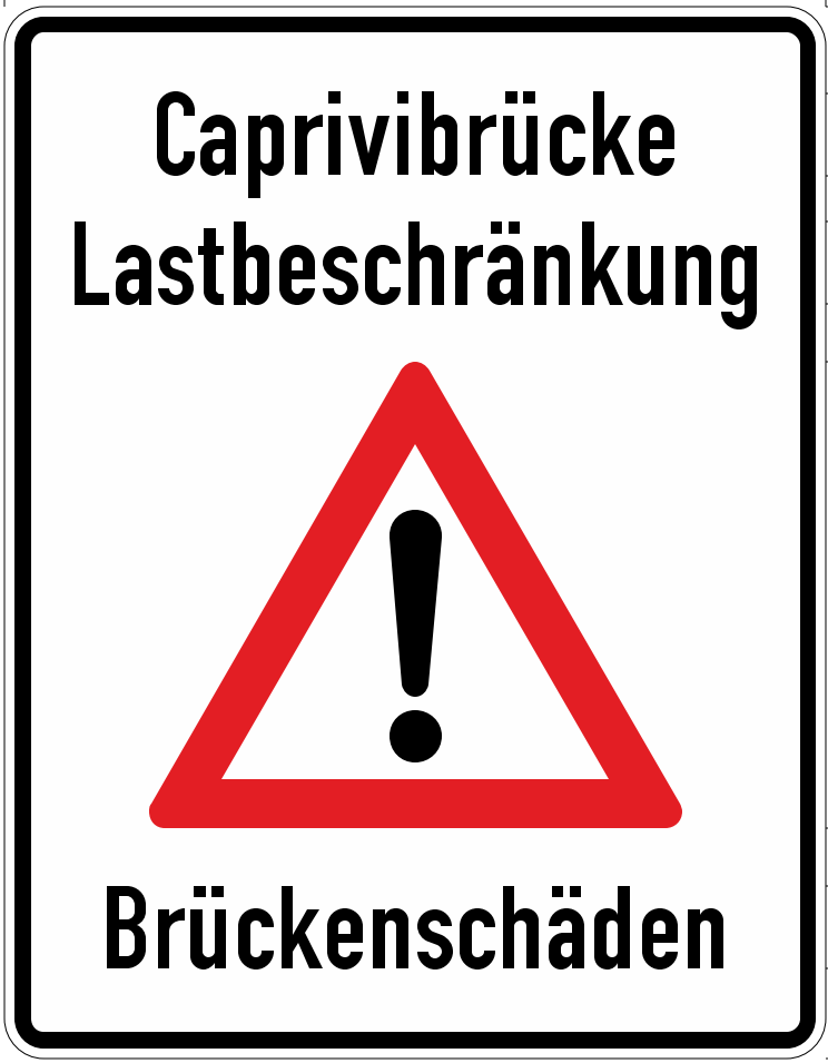 Die letzte Untersuchung der Caprivibrücke (Wintersteinstraße-Sömmeringstraße) in #Charlottenburg hat diverse Schäden an der Brückensubstanz aufgedeckt. Es wurde deshalb dauerhaft eine #Lastbeschränkung auf 16t angeordnet. Für #LKW wird eine Umleitung ausgewiesen.