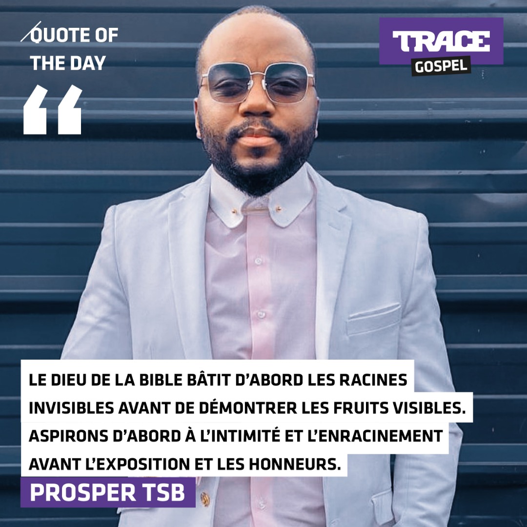 TRACE_Gospel's tweet photo. Passez une excellente semaineโ๏ธ๐โจ๐๐ฟ !
@ProsperTSB
#QuoteOfTheDay
#TraceQuote
#WeAreGospelMusic
#TraceGospel https://t.co/BWqG7vbGGY