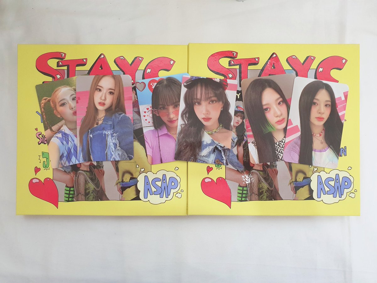 jyaunnieya's tweet photo. #Rt+#follow 이벤트💗

스테이씨 asap 드볼하고 남은 포토카드로 이벤트 열어요:)

*개봉앨범+포카2장 구성으로 총 6명 뽑을게요!
(엽서도 멤버 맞춰드립니다)
**반택비는 당첨자 부담입니다

🙏🏻스윗만 참여가능
📍당발은 5/31 https://t.co/t0ZmIKbDh2