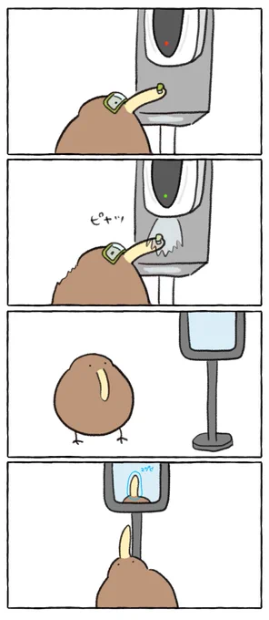 ちゃんとしてるキーウィ 