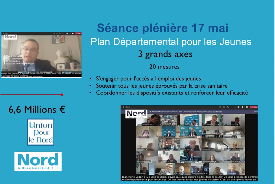 Adoption à l'unanimité du #PlanDepartementalPourLesJeunes