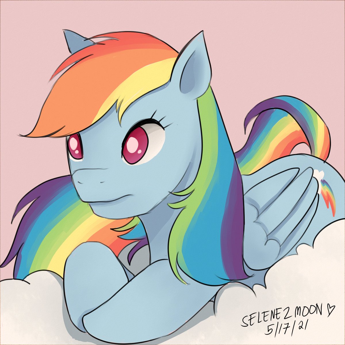 bananamilk_88's tweet image. here's my fanart of Rainbow Dash as suggested by @thyDreadKing !! i hope you guys love it, please rt and follow me! i am a new pony artist! ^^
what do you guys thought about this???
#rainbowdash #mlp #pony #art #sfw #digitalart