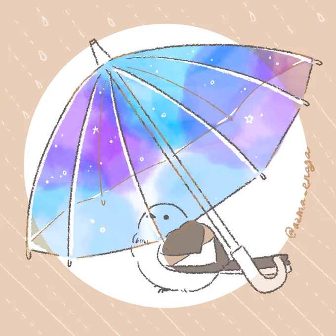 いざ!梅雨!!
季節が進んでいるのを感じます☔️✨

#まいにちシマエナガ 