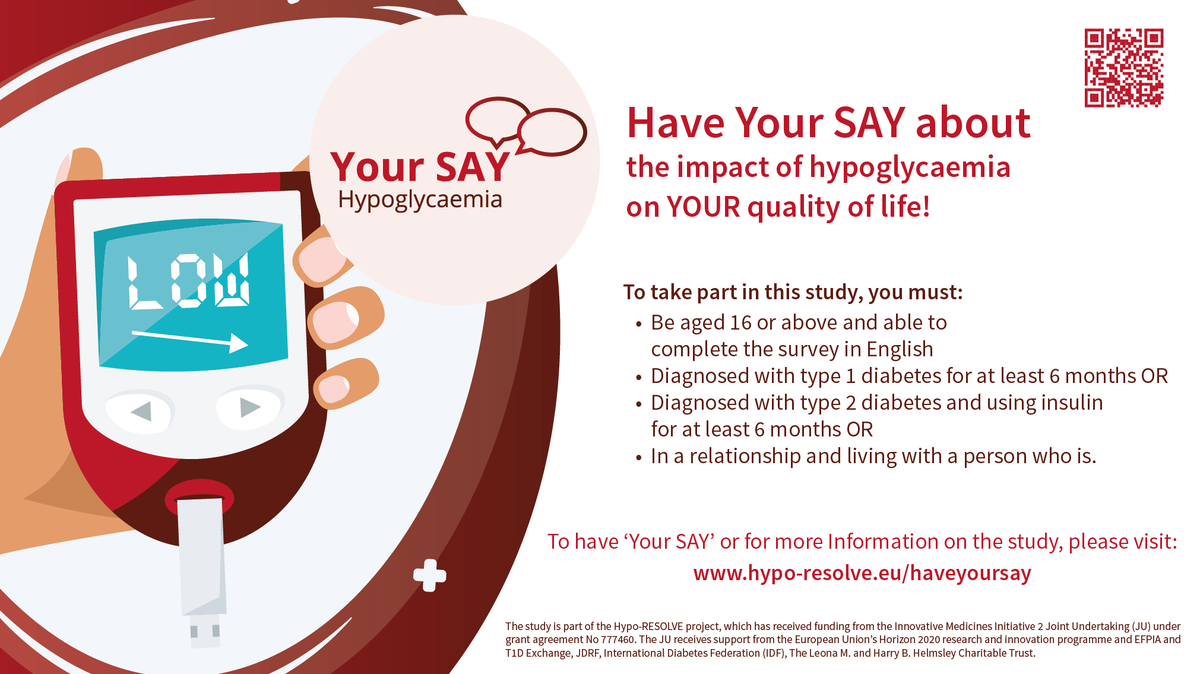 kmatlockii's tweet photo. How does #hypoglycaemia affect your quality of life?  We would love to hear from people with #T1D or #T2D and their family members. Have #YourSAY!

Study Info: https://t.co/xdjTkK3AEQ
Survey Link: https://t.co/CNAymWKe1M https://t.co/Wlh7jQM6Ph