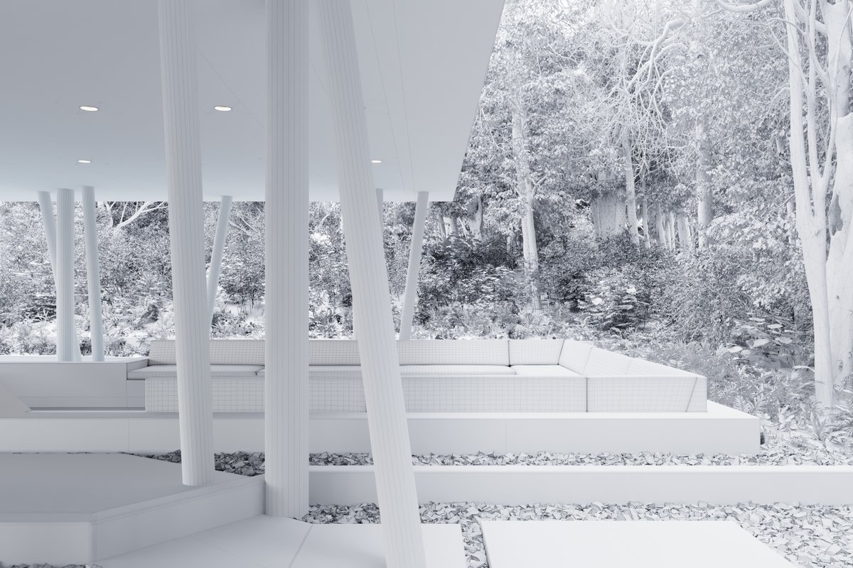 You may wonder whether the vegetation in the final image that Raffaella made during the Masterclass47 is from a photo or fully 3d. To get your answer, look at the wireframe!
Join our Italian Masterclass next July and International Masterclass next September.