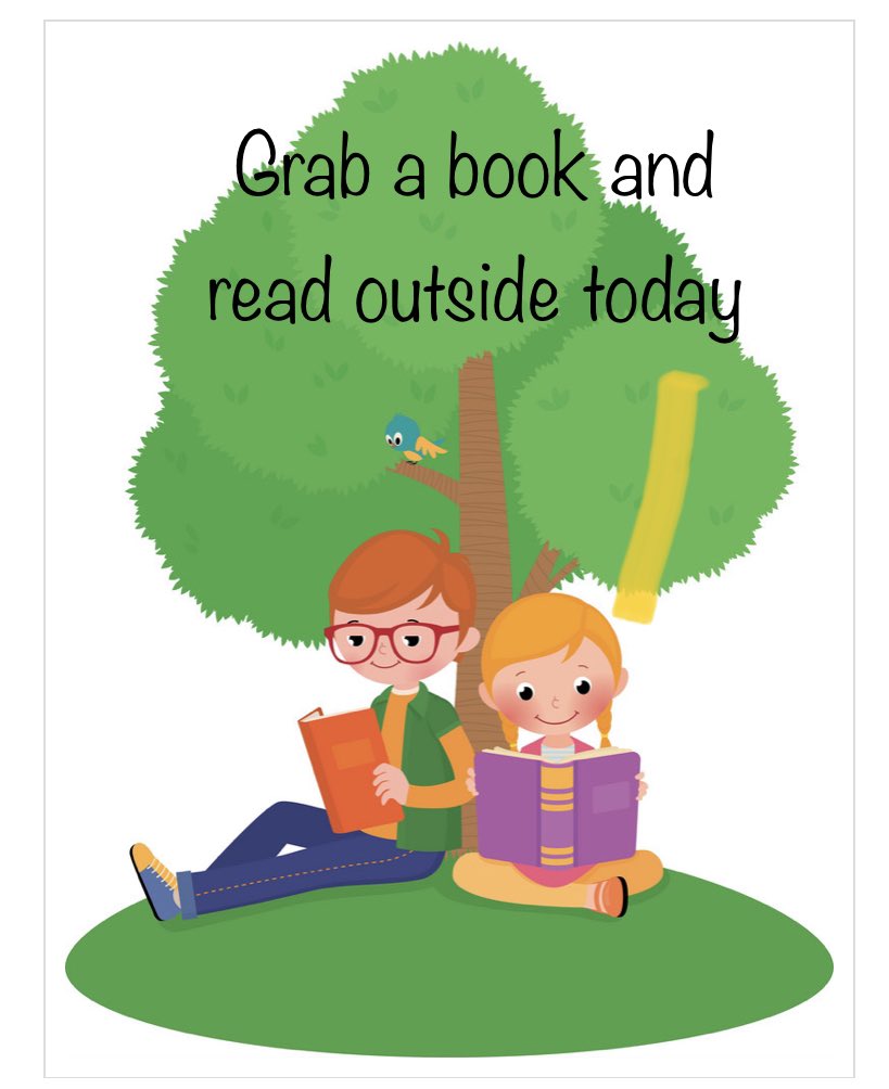 CommackRoadPTA's tweet image. Books can take you on so many adventures! Find your favorite outdoor spot to read today and post your picture in the comments below. Don’t forget to include your book in your photo. 📚📖 post on the 
#SuccessAtCres
