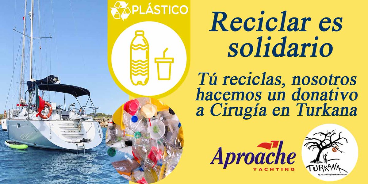 aproacheyachts's tweet photo. Reciclar tiene premio. Tú sólo tienes que reciclar el plástico durante tú semana de vacaiones a bordo y Aproache hará un donnativo en tu nombre. Sigue las instrucciones 
https://t.co/itJ0WlwzRd https://t.co/lToCNxDsSD