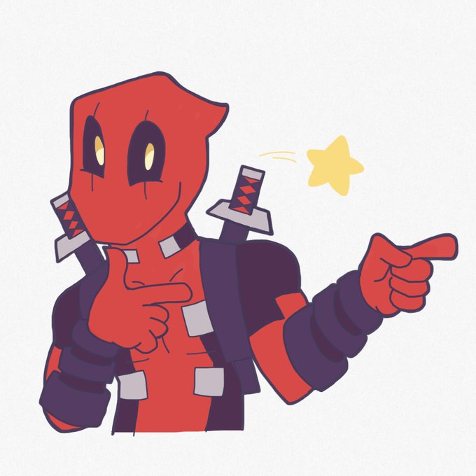 デッドプールのtwitterイラスト検索結果 古い順