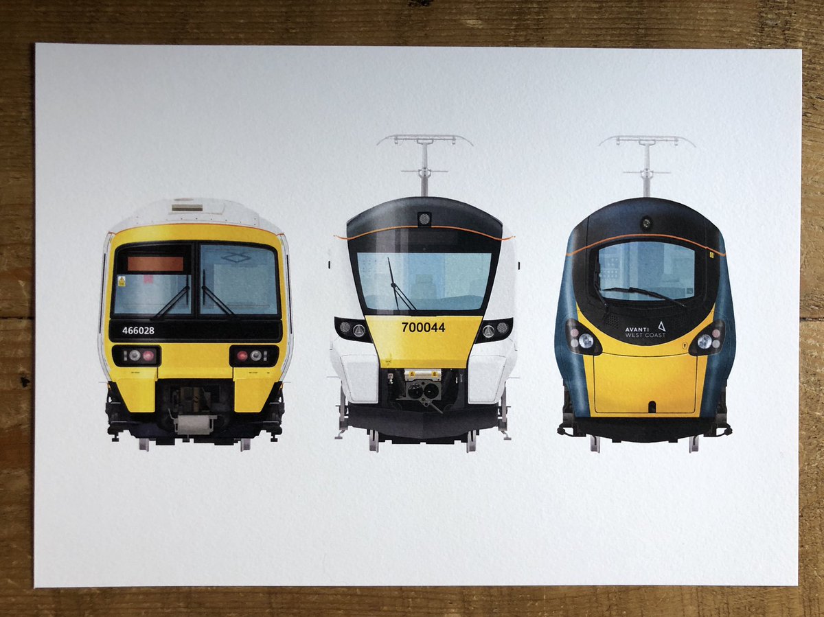 Brand new commissioned artwork on its way to its new owner.

#Networker
#DesiroCity 
#Pendolino 

If you’d like the trains that you’ve worked drawn up as an artwork just get in touch.

vincentpinkillustrations.com