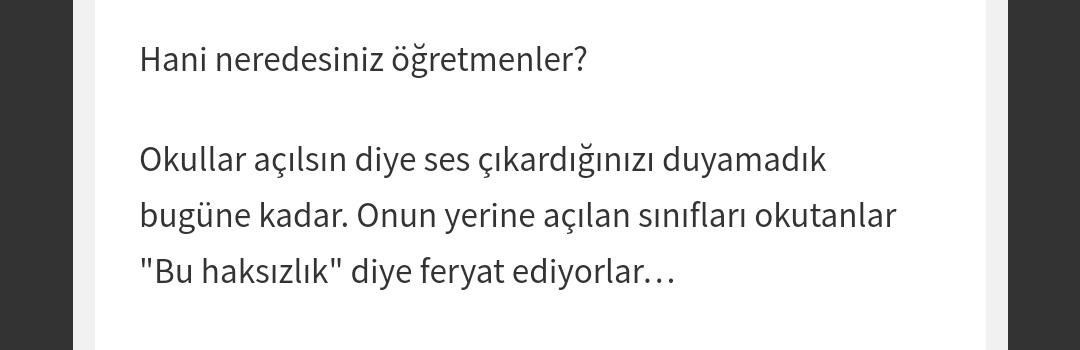 Fetöcülerin kankası değil miydi kadın?
Doğru olanı savunduğu, doğruyu söylediğini gören var mı?
Kendisinin öğretmen düşmanı olması bizler için onurdur.
Zira kendisiyle aynı tarafta olmayı istemezdim ben.
#NagihanSusÇöpKonuş