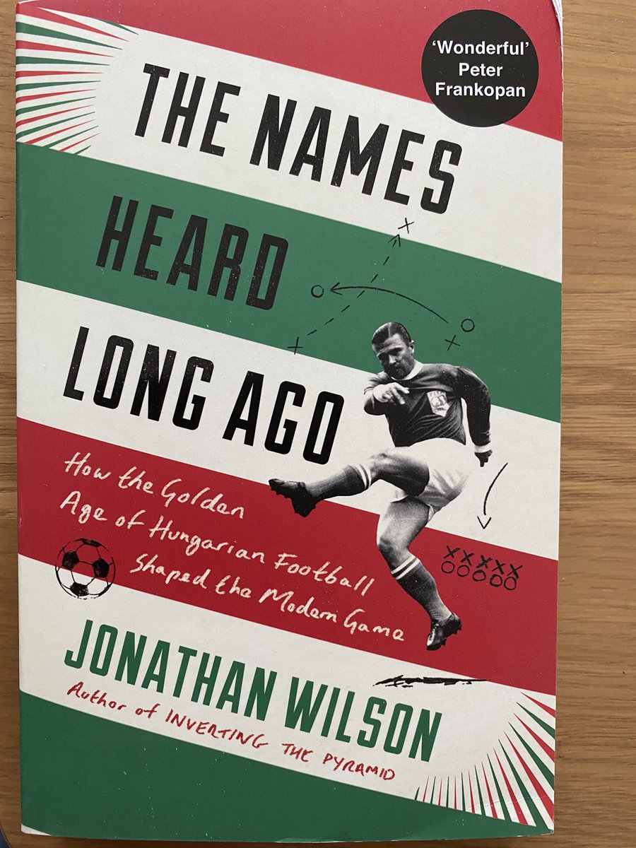 LaurieMcGinley1's tweet photo. Another book I got this week was @jonawils #thenamesheardlongago on the golden generation of Hungarian football 🇭🇺⚽️
The history of football is something I look back on and try to use the different ways to modernise my way of thinking. #invertingthepyramid https://t.co/FlR6F8oA03
