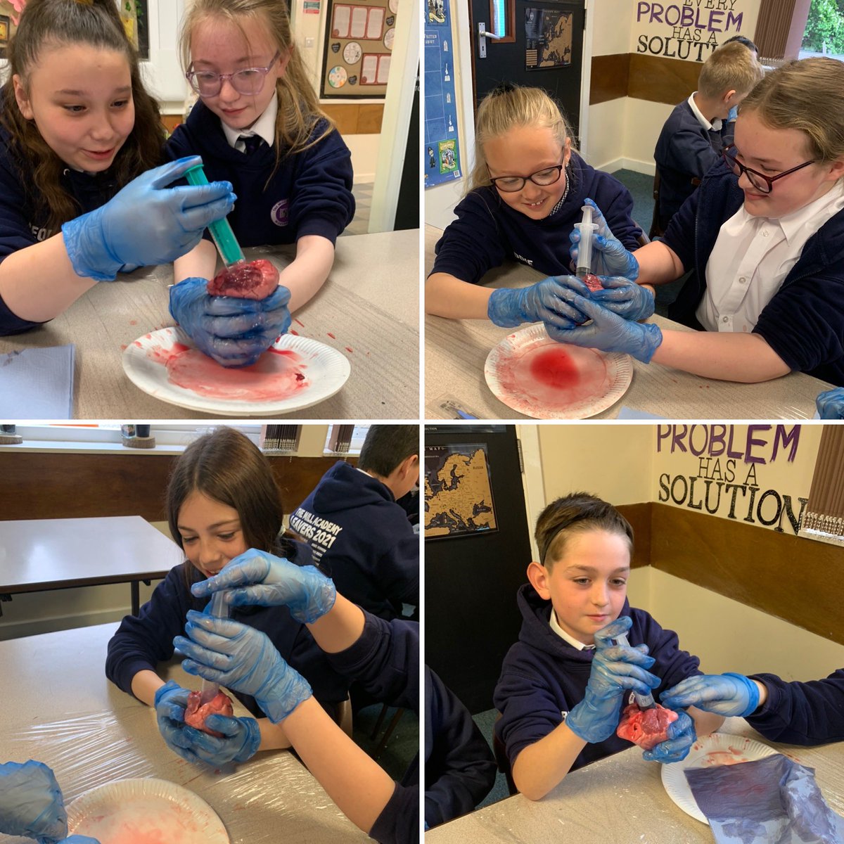 class6_mill's tweet image. Using water we observed how blood would flow through the heart 💉 #TheMillScience