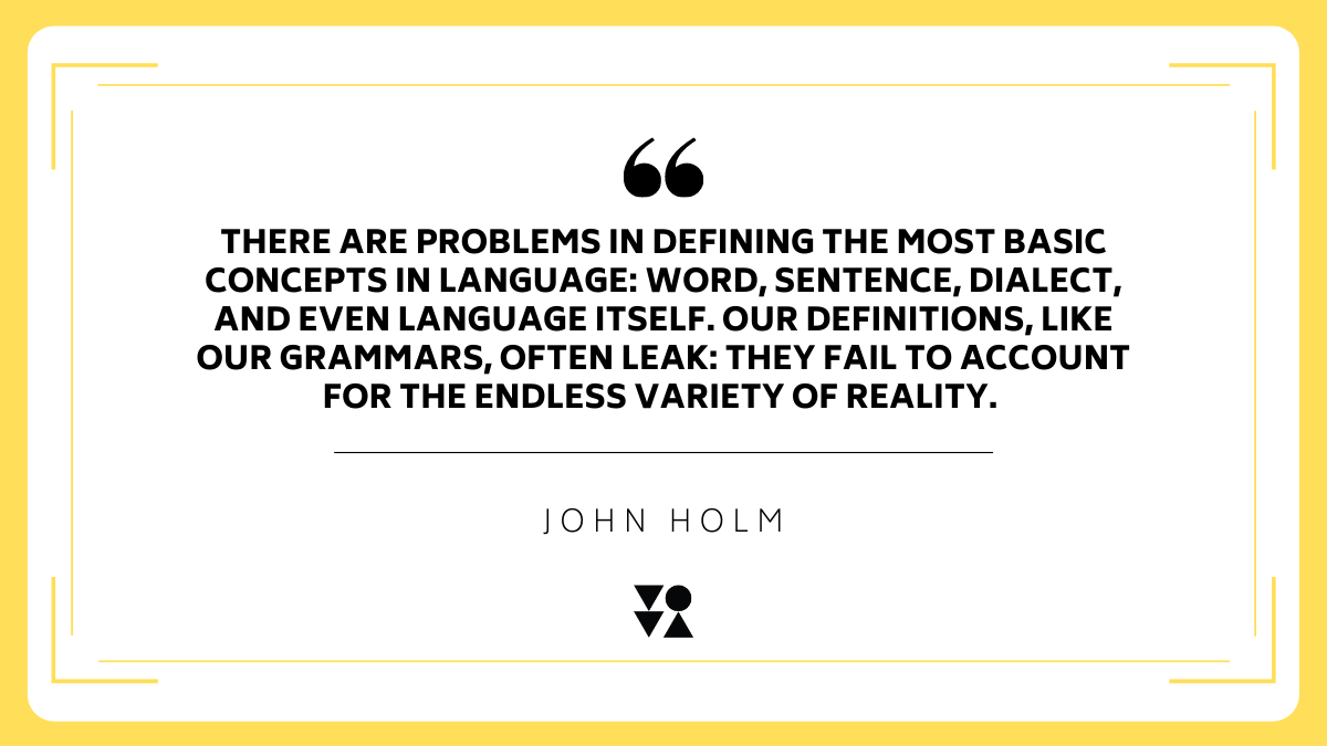 VovaInc's tweet photo. #language #JohnHolm #linguistic #quoteoftheday https://t.co/oScTcQJXBS