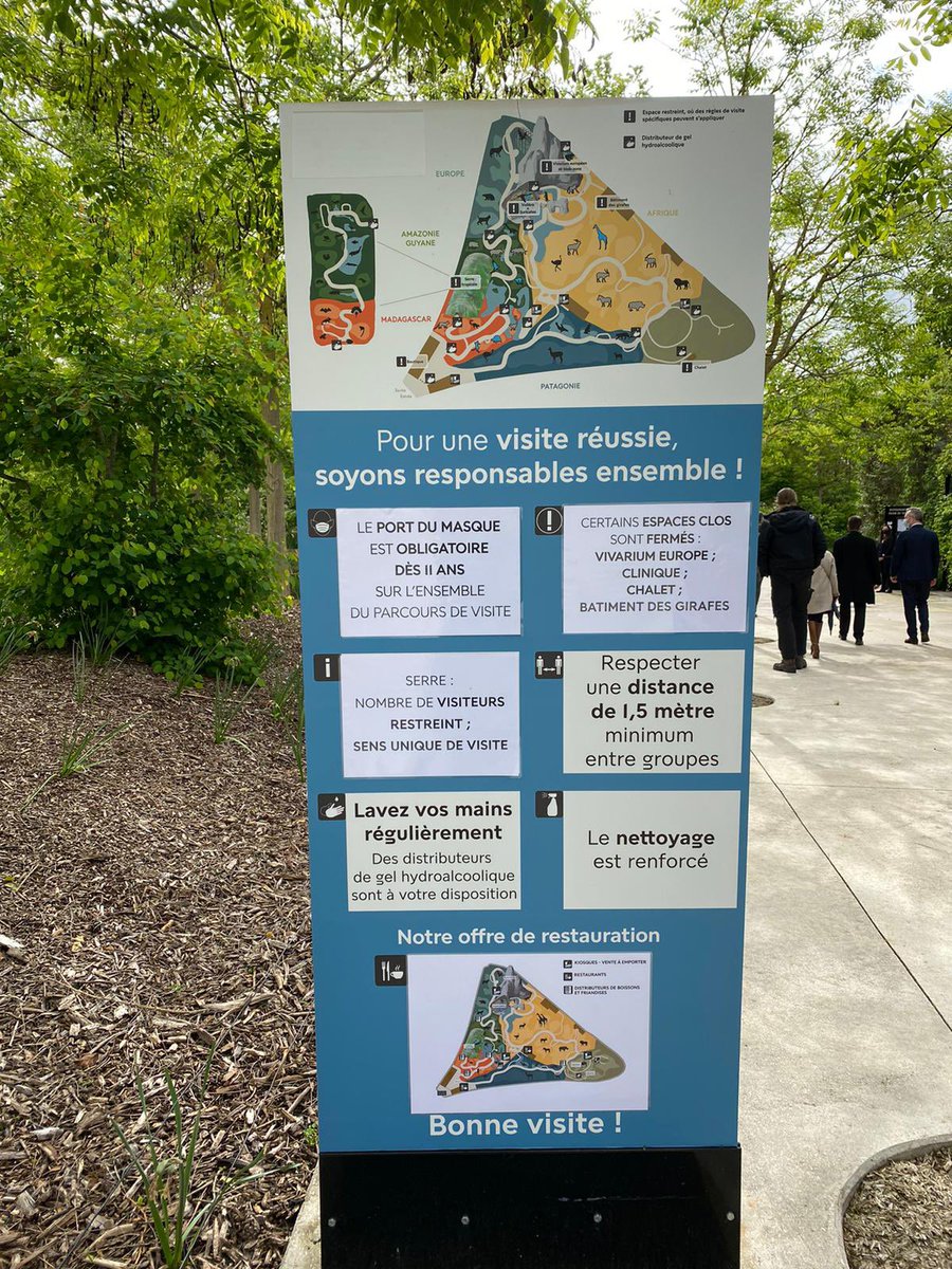 JBLemoyne's tweet photo. #Réouverture | À la rencontre des personnels du @zoodeparis, du restaurant « Le 217 » &amp; de l’hôtel @bercykyriad. 
➡️ Protocoles sanitaires, jauges : les professionnels du #tourisme se préparent à vous recevoir en toute sécurité pr vous faire vivre des moments de bonheur ! #19mai https://t.co/s0Ks5mB2Av