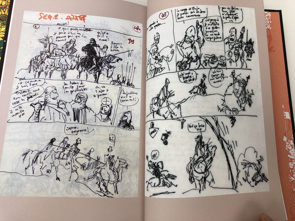 Arrivée du jour 1 : « Le Pauvre Chevalier », de #Fmurrr, nouvelle édition au format d'origine, enrichie d'un très copieux dossier final, recherches, découpages, etc. En librairie le 28 mai @EditionsDargaud accompagné de l'arrivée du jour 2... 