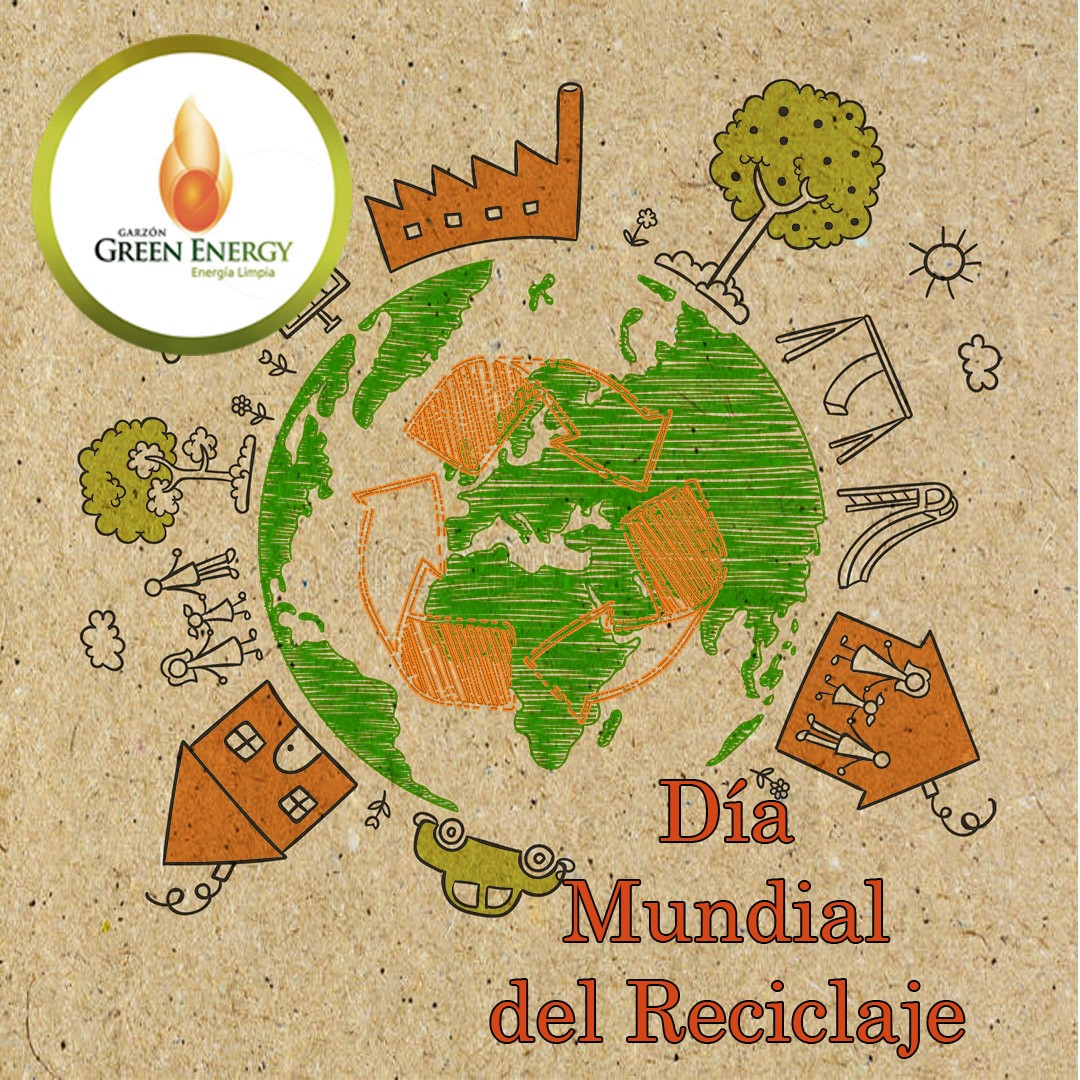 ♻️17 de Mayo, Día Internacional del #Reciclaje ♻️En #GarzónGreenEnergy creemos firmemente que el reciclado y apostar siempre que se posible por #energiasrenovables ayuda al planetaSigue las 5 R: Reducir, reparar, reutilizar, recuperar y reciclar🌿 #Bailén #wordrecyclingday