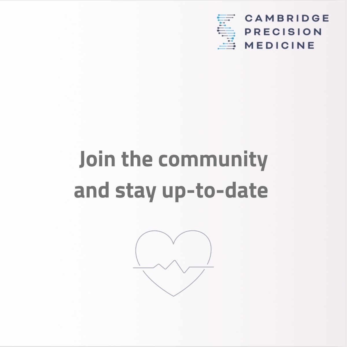CamPrecisMed's tweet photo. If you want to hear the latest news about papers we're publishing, webinars we're hosting and interesting news from the genetic field, sign-up to our newsletter: https://t.co/doMVQWNKFQ

We look forward to having you join the community. https://t.co/DbKjQkxfhz