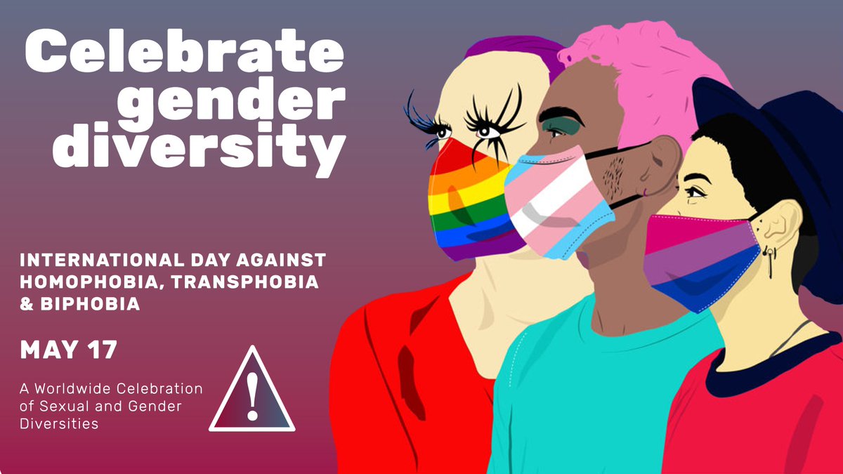 mortgagesols's tweet photo. #DIFF is celebrating the International Day Against Homophobia, Transphobia &amp; Biphobia. On 17th May 1990 the WHO declassified homosexuality as a mental disorder. Today focuses on celebrating gender &amp; sexual diversity &amp; raises awareness of the violence &amp; discrimination experienced https://t.co/HZHwu8F7Rc