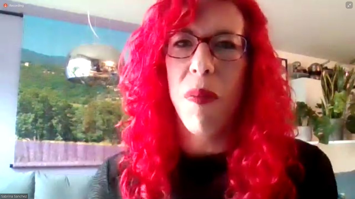 sexworkeurope's tweet photo. Sabrina Sánchez, from #ICRSE and @OtrasSindicato is talking from the perspective of an active sex worker with trans and migrant experience. Join us on https://t.co/pRT7UAwEFK to listen to what she's saying! https://t.co/5OvZNgj4Jt