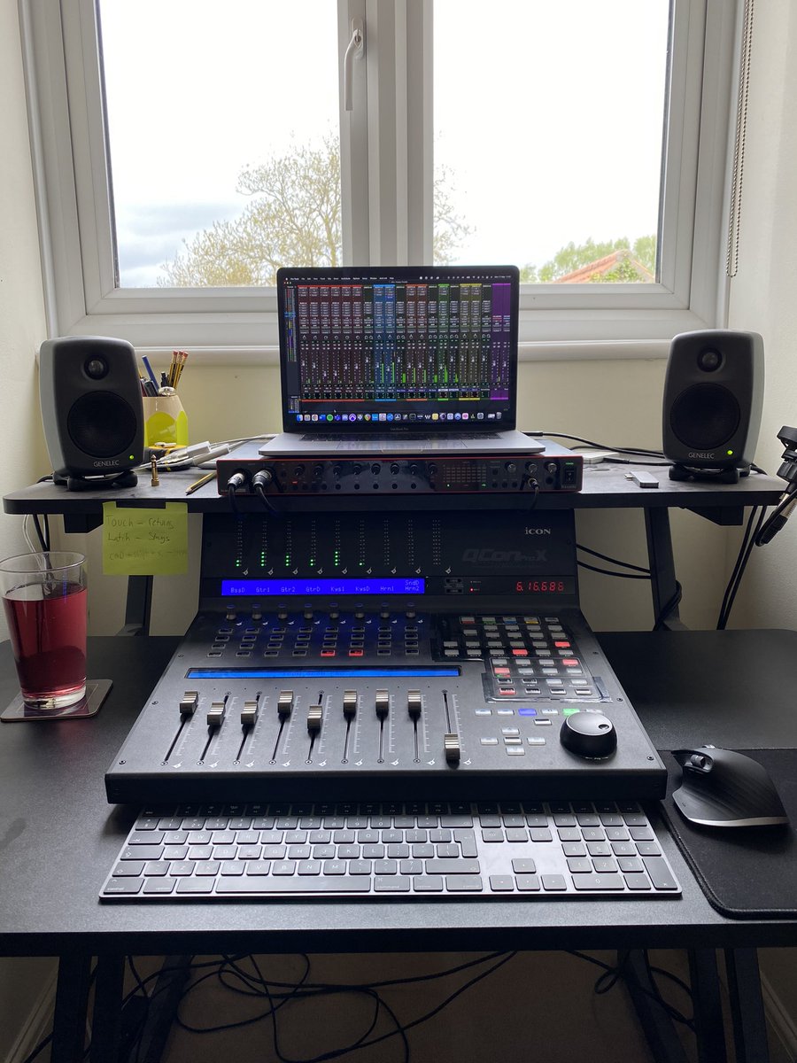 DanJohnsSound's tweet photo. Back to work as an audio engineer today after a couple of weeks off working as a video editor!
#focusrite #mixing #audioengineer #genelec #protools #iconaudio https://t.co/obDPXysxw7