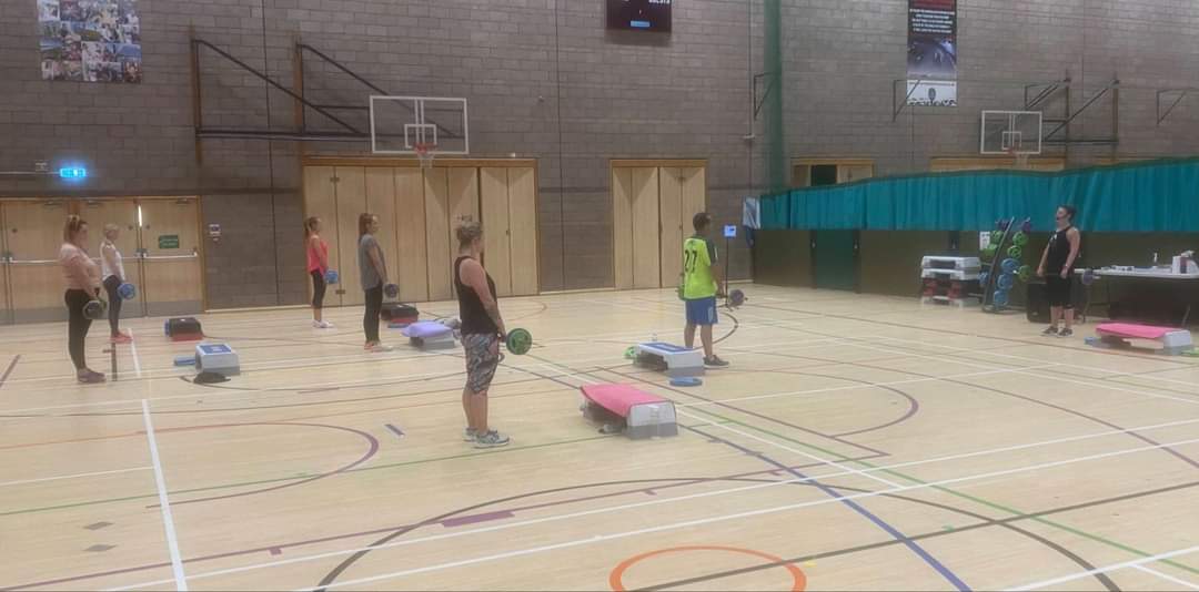 hlhceo's tweet photo. Smiling faces all round at the 0700 Body Pump class - indoor group fitness back today across the Highlands 💪 #hlhbounceback @InverLeisure @CommLeisureUK @ObsSportScot @InvCourier @sportscotland https://t.co/k0Y7UgGnfA