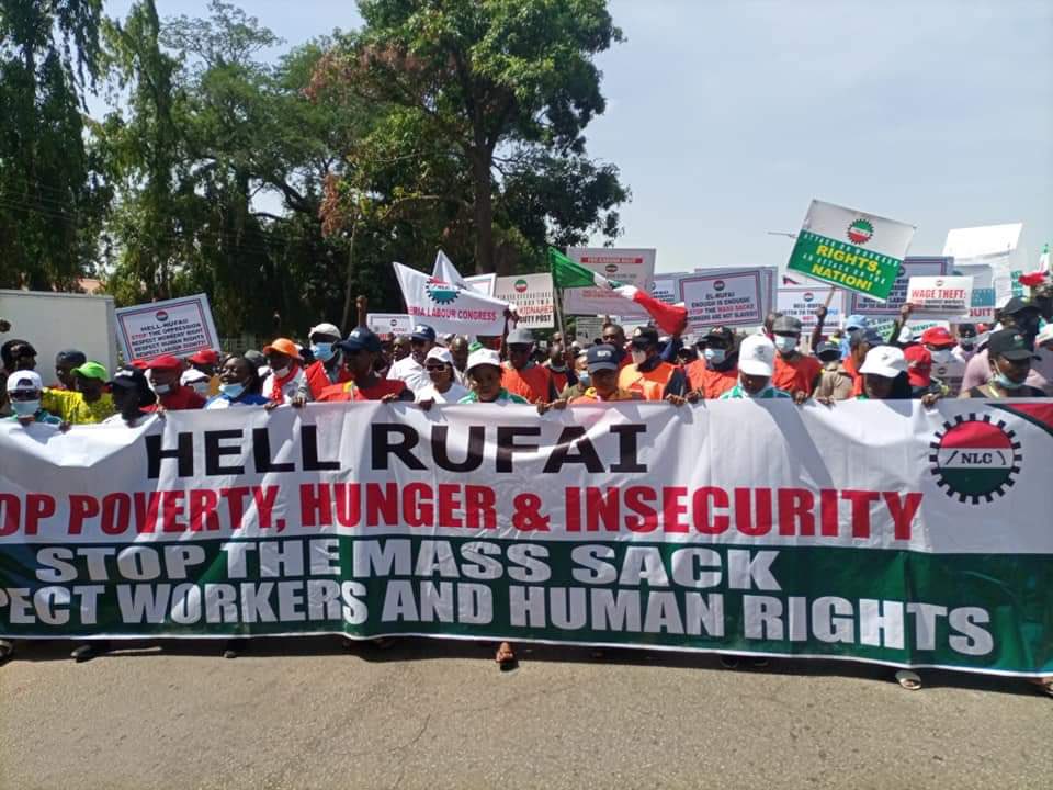 Nigeria Labour Congress Begins Strike In Kaduna, Shut Banks, Schools, Airport, Train Station, Others | Sahara Reporters bit.ly/2RrcNjR