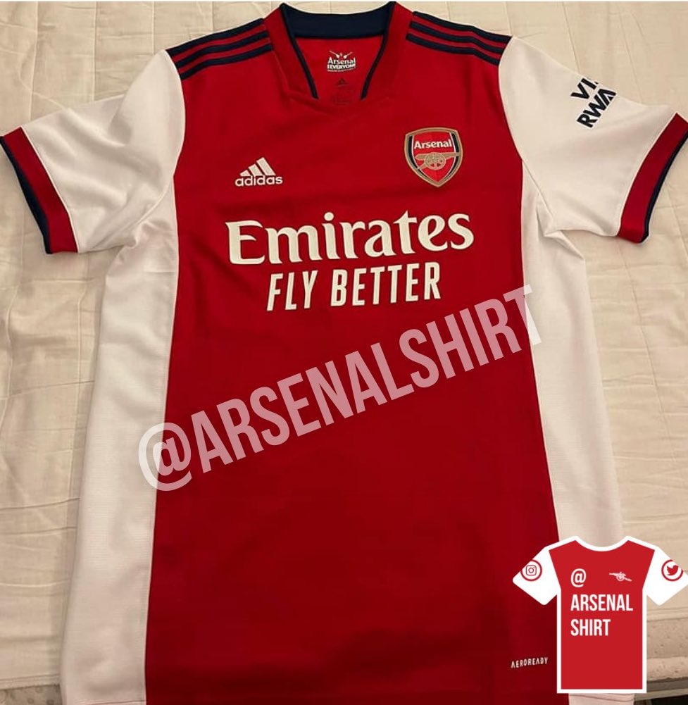 Gooners_Report's tweet photo. Bocoran jersey kandang Arsenal untuk musim 2021/22. [📷 @ArsenalShirt] https://t.co/YWx8NhR94E