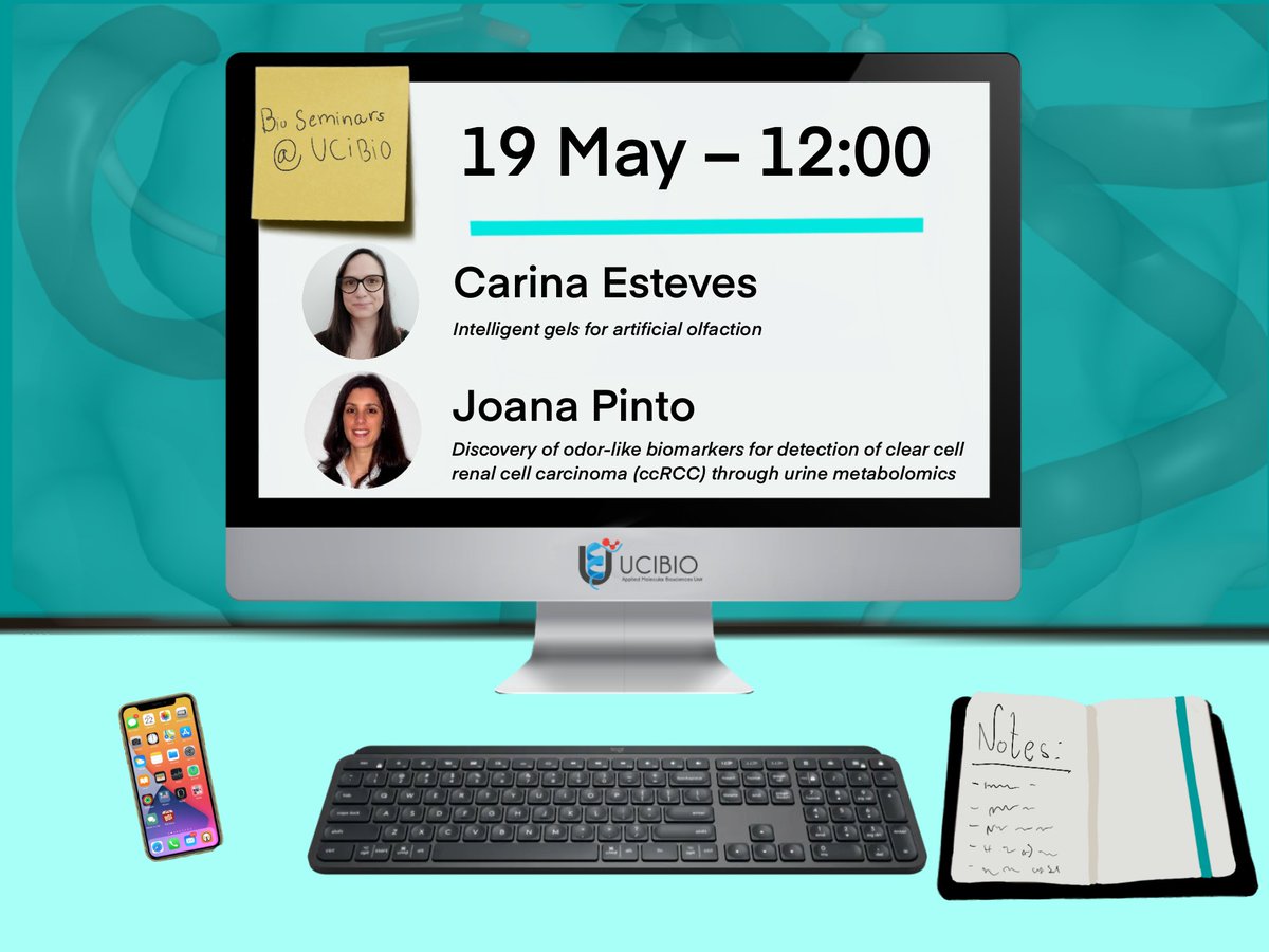 UCIBIO (@ucibio_research) on Twitter photo Wednesday, May 19 at 12:00, don’t miss the BioSeminars@UCIBIO and find out more about the research work developed by of our researchers:
ZOOM: bit.ly/BioseminarsUCI…
Carina Esteves <a href="/Biomeng_lab/">Cecilia Roque Lab</a> and Joana Pinto <a href="/ToxLab_FFUP/">Toxicology Laboratory FFUP/ UCIBIO@REQUIMTE</a>
bit.ly/3tSFP9d
#ucibio #BioSeminars #science Wednesday, May 19 at 12:00, don’t miss the BioSeminars@UCIBIO and find out more about the research work developed by of our researchers:
ZOOM: bit.ly/BioseminarsUCI…
Carina Esteves <a href="/Biomeng_lab/">Cecilia Roque Lab</a> and Joana Pinto <a href="/ToxLab_FFUP/">Toxicology Laboratory FFUP/ UCIBIO@REQUIMTE</a>
bit.ly/3tSFP9d
#ucibio #BioSeminars #science