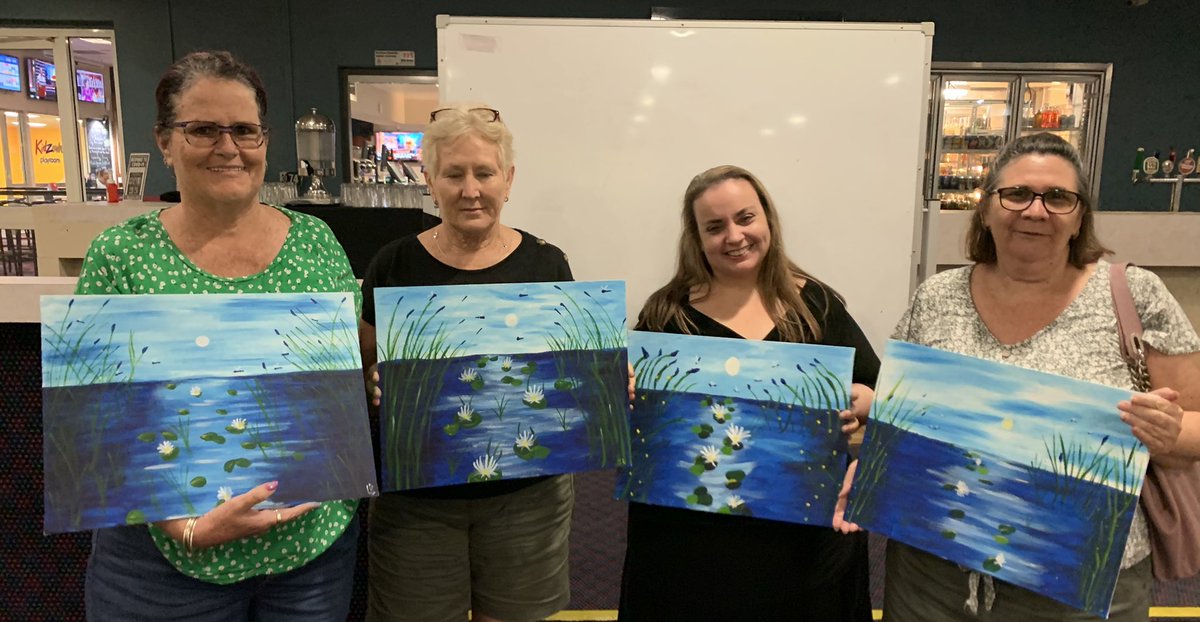 IKigais's tweet photo. My new painting creation Blue Dragon Flies !! Love going to my painting classes with my friends the best way to relax 🙂💖💕#paintandcreate #darwin #painting #class #dragonflies https://t.co/Iut9W5zP7l