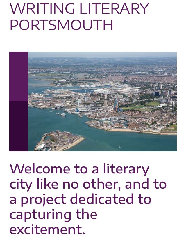 Exciting to launch a new blog to expand the Portsmouth Literature Map Project. Look out for new writing, articles by local writers and more.... port.ac.uk/news-events-an… @UOP_EngLit @UoPVicGothic @UoPHumSS @UoPCelebrity @UoP_SASHPL @LiteratureMap