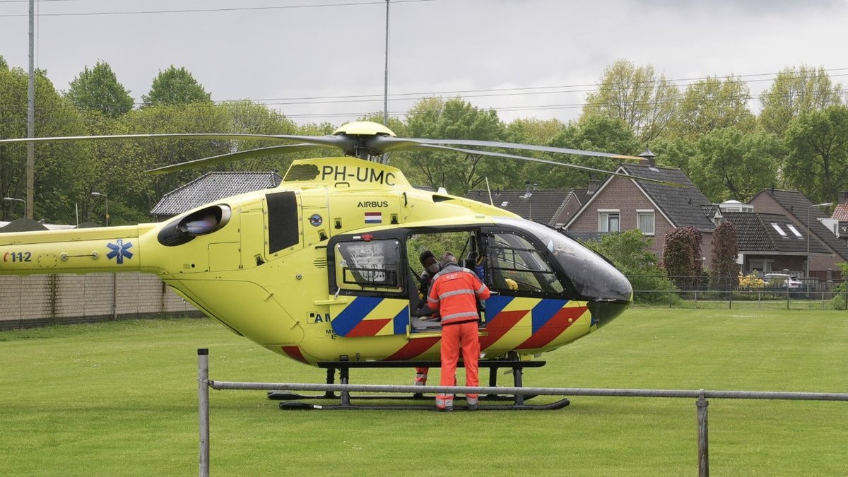 Een traumaheli werd maandagochtend ingezet voor een bedrijfsongeval in Oss.