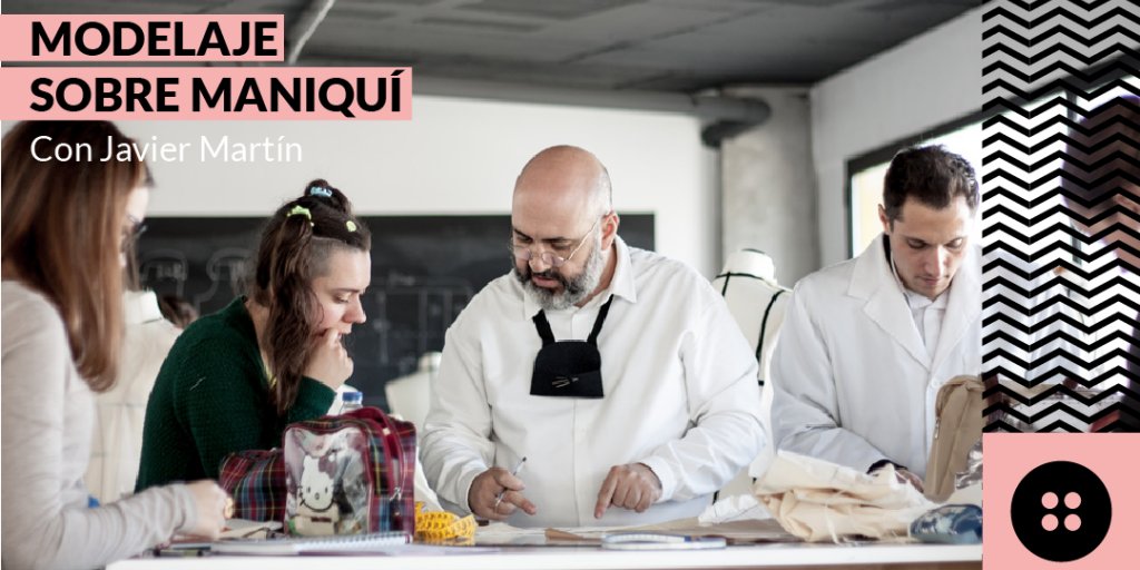 Estacion_Diseno's tweet image. El diseñador de moda y profesor de la Politécnica de Madrid, Javier Martín, llega para enseñarte técnicas del modelaje sobre maniquí.

¡Potencia tus conocimientos!
📍Workshop: 28, 29 y 30 de mayo.

¡Plazas limitadas!
Reservas y más información: bit.ly/modelaje-maniq….