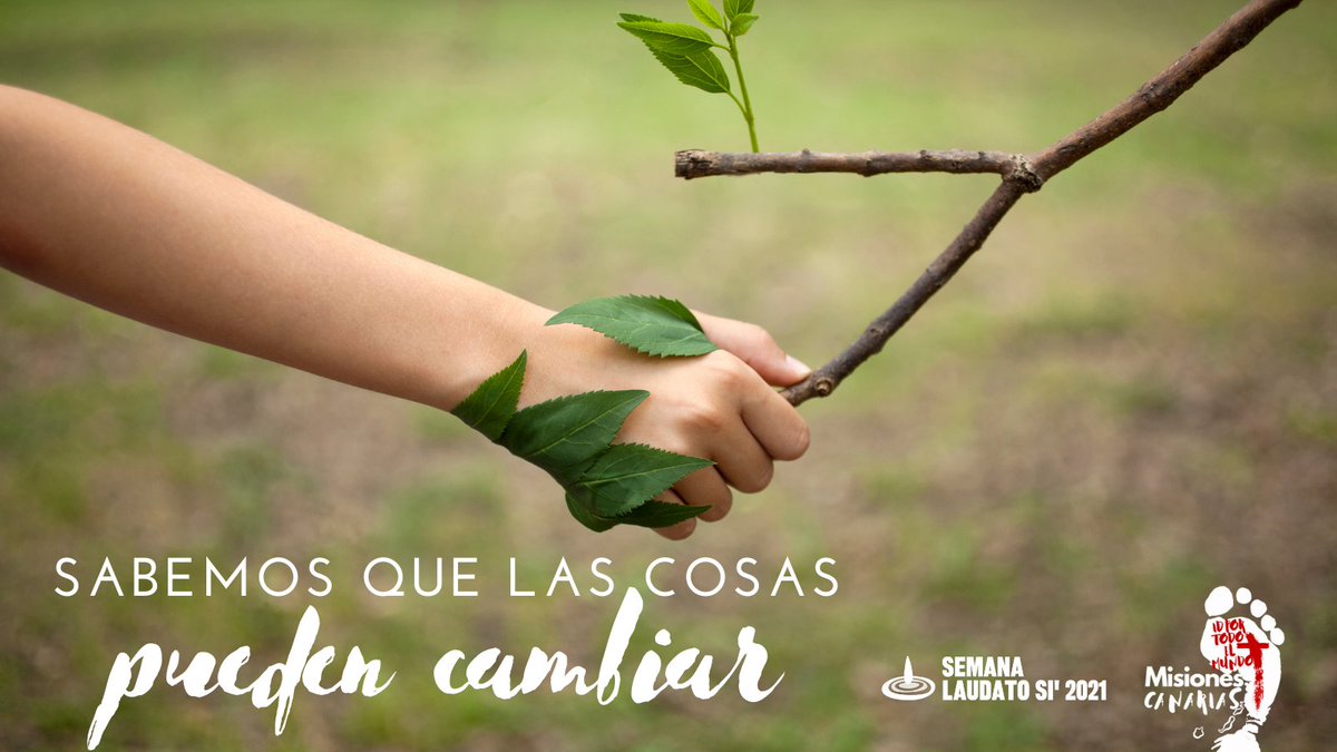 Junto a los misioneros y misioneras sabemos que las cosas pueden cambiar. Unidos en la esperanza por el futuro en esta Semana #laudatosi6.
👉🏻laudatosiweek.org/es