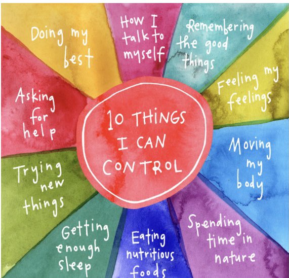 Do what you can with what you control and don’t worry about what you can’t. Have a good week!