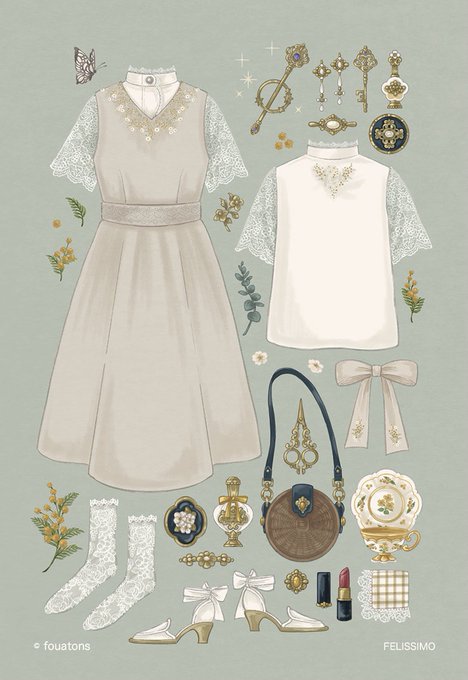 「lace white dress」 illustration images(Latest)